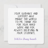 Een geliefde leraar kleurrijke pennen gepersonalis (Achterkant)