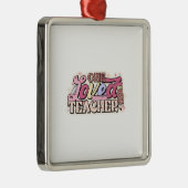 Een geliefde leraar metalen ornament (Rechts)