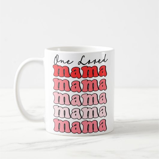 Een geliefde mama koffiemok (Links)