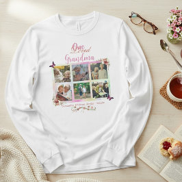 Eén geliefde oma fotocollage gepersonaliseerd t-shirt