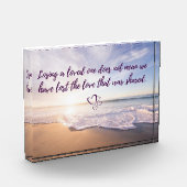 Een geliefde verliezen fotoblokken (Links)