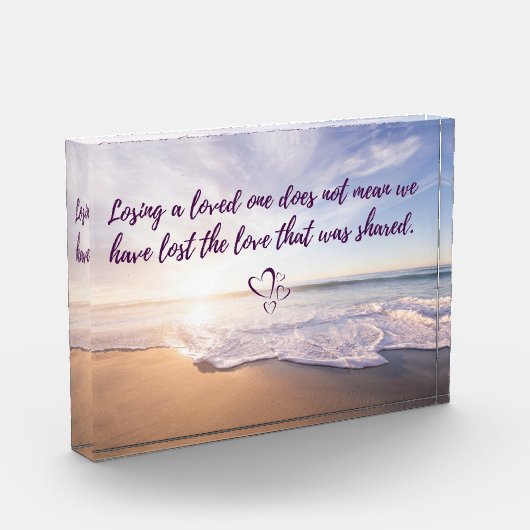 Een geliefde verliezen fotoblokken (Links)