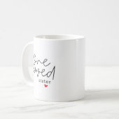 Eén Geliefde Zus Koffiemok (Voorkant links)