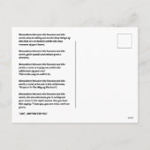 Een geloofsreis van hoop feestdagenkaart (Achterkant)