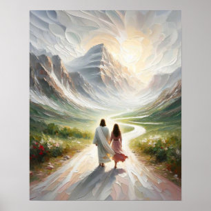 Een geloofstest, Christelijke kunst, Jezus Christu Poster