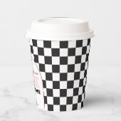 Een gelukkig Babe Gelukkig Gezicht 1e Verjaardag Papieren Bekers (Links)