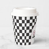 Een gelukkig Babe Gelukkig Gezicht 1e Verjaardag Papieren Bekers (Rechts)