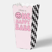 Een gelukkig Babe Happy Face Pink Bedankdoosjes (Voorkant)