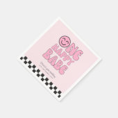 Een gelukkig Babe Happy Face Pink Servet (Hoek)