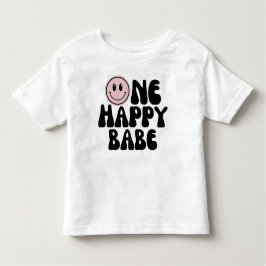 Een gelukkig babe meisje eerste verjaardag kinder shirts
