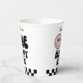 Een gelukkig babe meisje eerste verjaardag papieren bekers (Links)