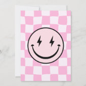 Een gelukkig Babe Pink Meisjes Verjaardag uitnodig Kaart (Achterkant)