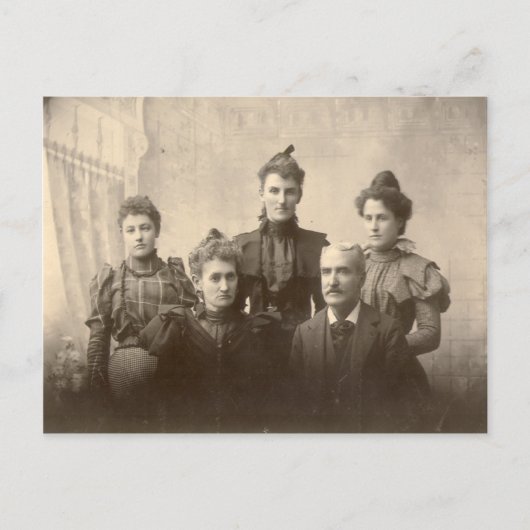 Een gelukkig Briefkaart van de Familie (Voorkant)