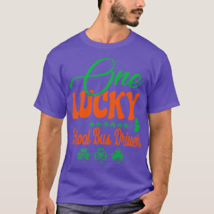 één gelukkig buschauffeur t-shirt