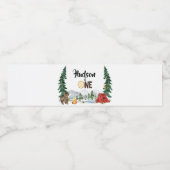 Een gelukkig camper waterflesje label waterfles etiket (Enkel label)