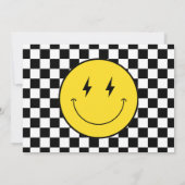 Een gelukkig Dude Happy Face Check Jongen Verjaard Kaart (Achterkant)