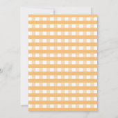 Een Gelukkig Eendje Uitnodiging Template (Oranje) (Achterkant)