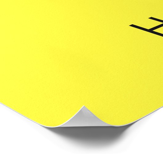 Een gelukkig gezicht en vrolijke gedachten brengen poster (Hoek)