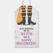 Een gelukkig Halloween Gift-Label voor je meekomen Cadeaulabel (Voorkant)