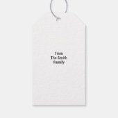 Een gelukkig Halloween Gift-Label voor je meekomen Cadeaulabel (Achterkant)