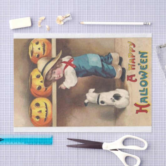 Een gelukkig Halloween van Ellen Clapsaddle Tissuepapier (Craft)