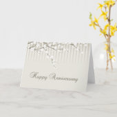 Een gelukkig Jubileum Kaart (Gele Bloem)