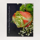 Een gelukkig kerstcadeautje voor mijn nicht. legpuzzel (Verticaal)