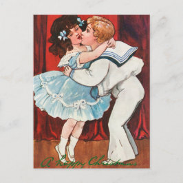 Een gelukkig kerstfeest feestdagenkaart