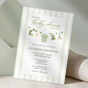 Een Gelukkig Klein Charme St. Patrick's Day Baby S Kaart