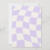 Een gelukkig meisje retro 1e verjaardag kaart (Achterkant)