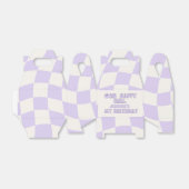 Een gelukkig meisje Retro 1e verjaardag Party Bedankdoosjes (Uitgevouwen)