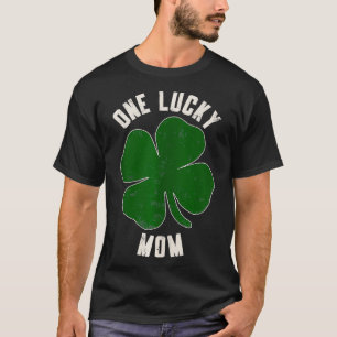 Een Gelukkig Moeder Klaver Shamrocks St Patricks T-shirt