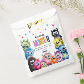 Een gelukkig monster Kinder dank u Bedankzakje (Gezegeld)