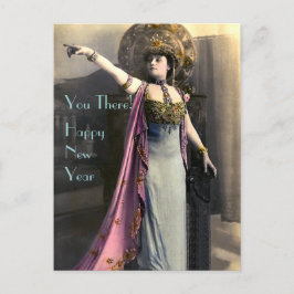 Een gelukkig nieuwjaar eisen feestdagenkaart