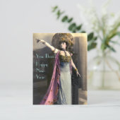 Een gelukkig nieuwjaar eisen feestdagenkaart (Staand voorkant)