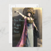 Een gelukkig nieuwjaar eisen feestdagenkaart (Voorkant / Achterkant)