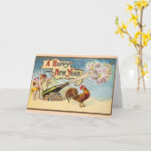  - een gelukkig nieuwjaar, kaart (Gele Bloem)