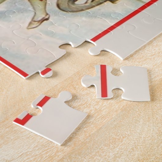 Een gelukkig nieuwjaar legpuzzel (Zijkant)