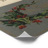 Een gelukkig nieuwjaarGnomen gooien geld Poster (Hoek)