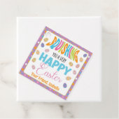 Een gelukkig paastje voor je bedankjes labels (In situ)