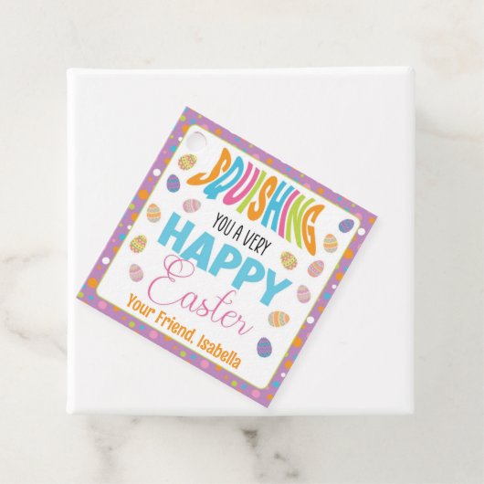 Een gelukkig paastje voor je bedankjes labels (In situ)