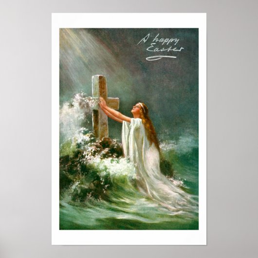 Een gelukkig Pasen Poster (Voorkant)