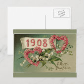 Een gelukkig Victoriaans Briefkaart van het (Voorkant / Achterkant)