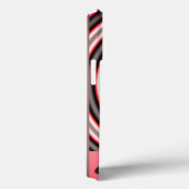 Een gelukkig vormcirkelroze Case-Mate iPhone case (Achterkant / Rechts)