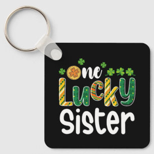 Een Gelukkig Zus Matchende Familie St. Patrick's D Sleutelhanger