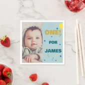 Een gelukkige 1e verjaardag Photo Party Servet (Insitu)