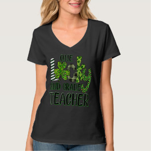 Een gelukkige 2e klas leraar St Patrick S Day Scho T-shirt