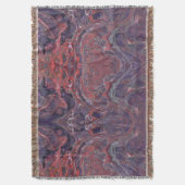 Een gelukkige Abstracte Drijfband Deken (Voorkant Verticaal)