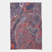 Een gelukkige Abstracte keukenhanddoek (Verticaal)