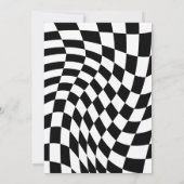 Een gelukkige babe retro daisy 1e verjaardagsfeest kaart (Achterkant)